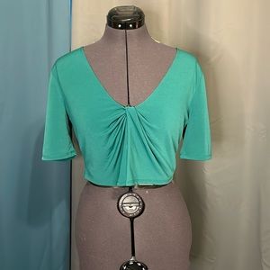 Emerald green brand new BCBGeneration crop top